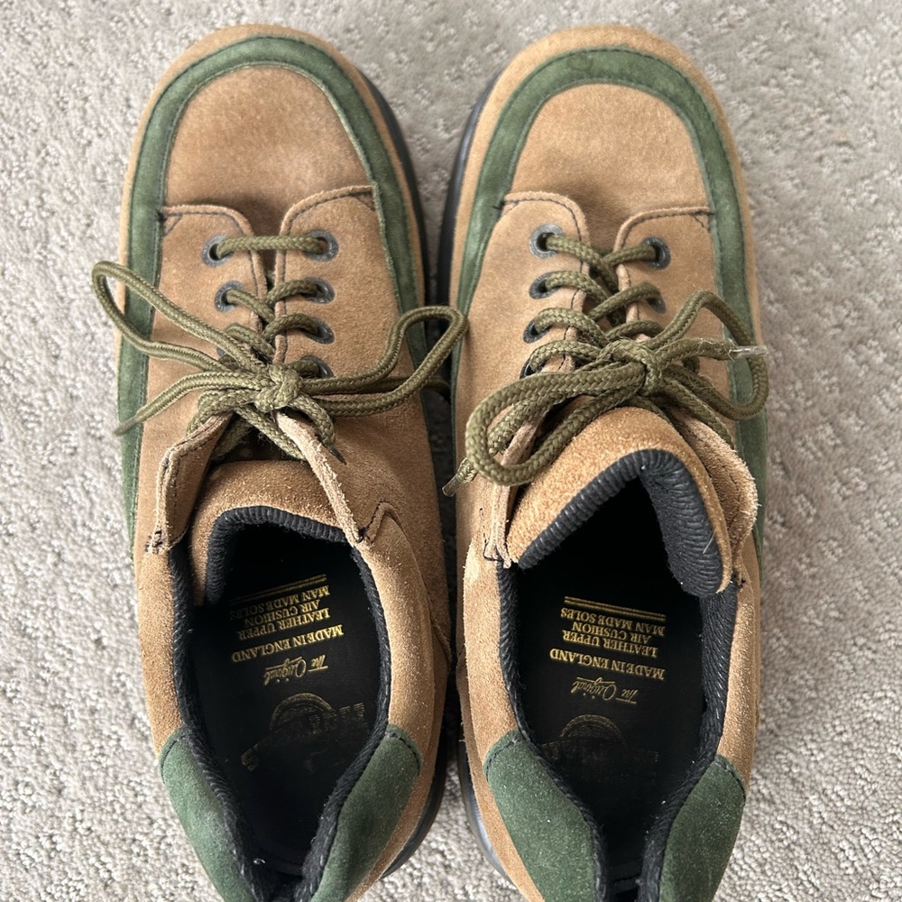Dr. Martens Tan and Green Sneakers - Picture 5 of 7